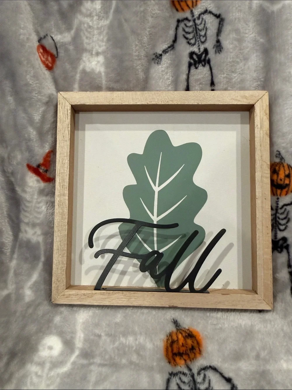 Autumn & Fall Layered Wood Wall Art Signs - Green and Brown